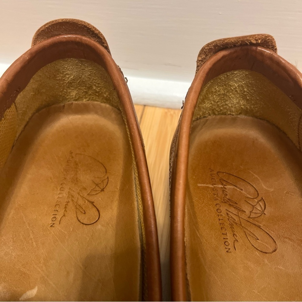 Arnold Palmer Ashton Men's Brown Leather Loafers size 10 M Brazil made - Picture 8 of 10